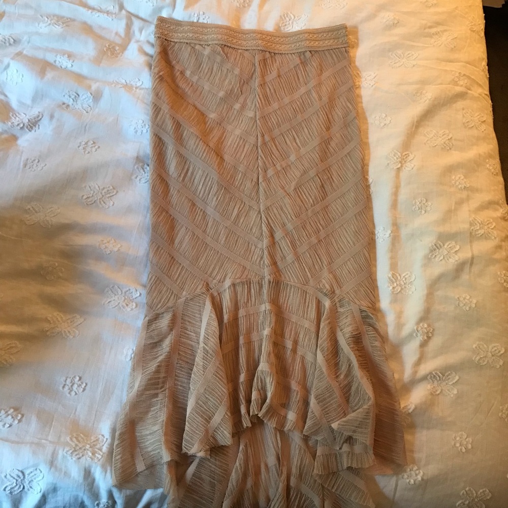 Free People Mauve Midi Skirt